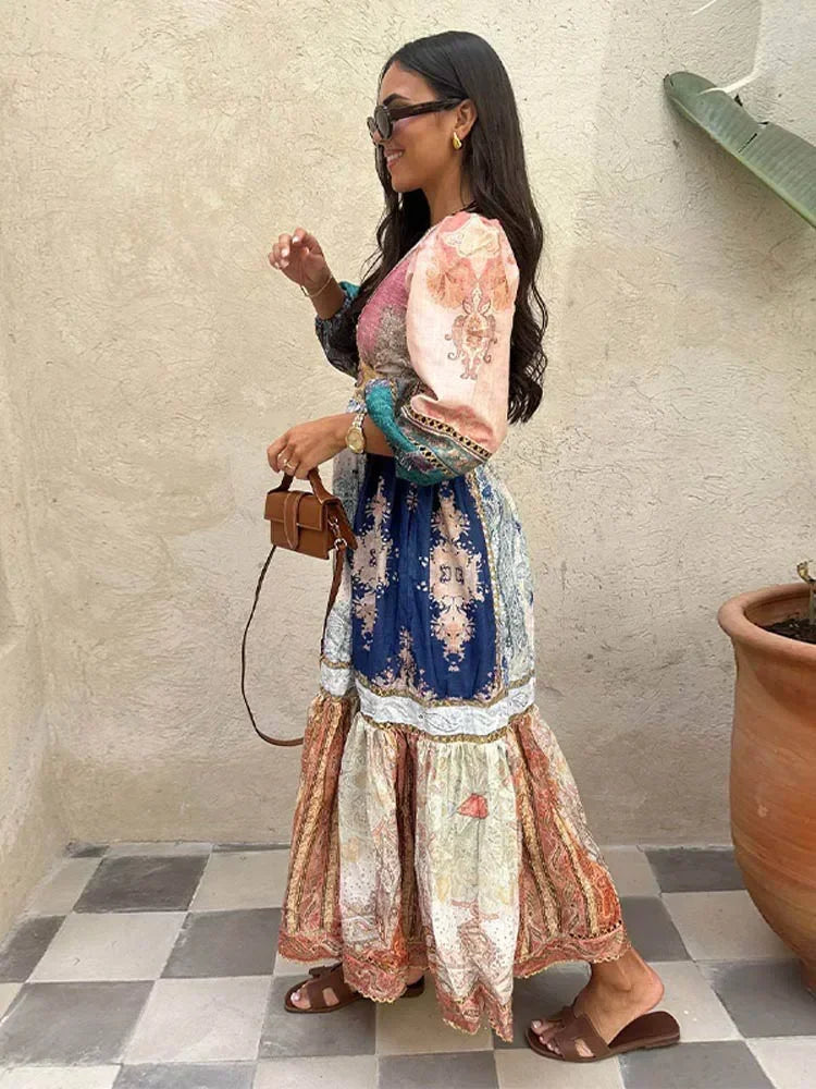 Robe Angela Boho Maxi et Mini - Élégante et confortable pour toutes les occasions
