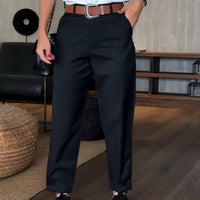 Élégant pantalon à pinces pour femme - tenue de bureau ajustée pour un look élégant