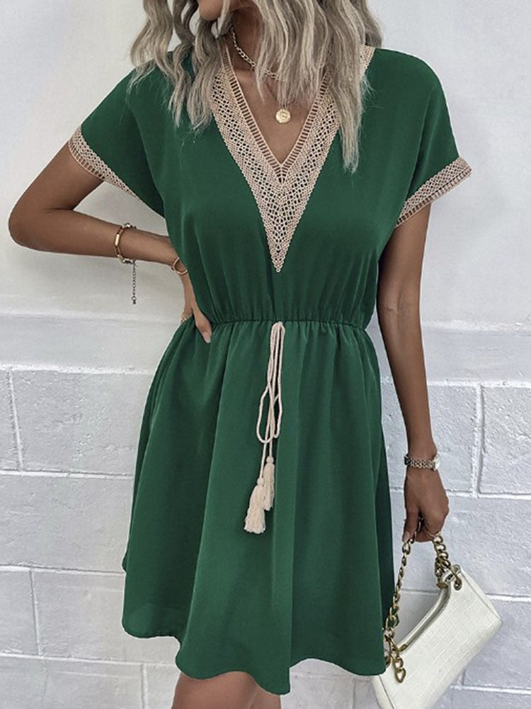 Robe Midi en coton respirant pour femmes