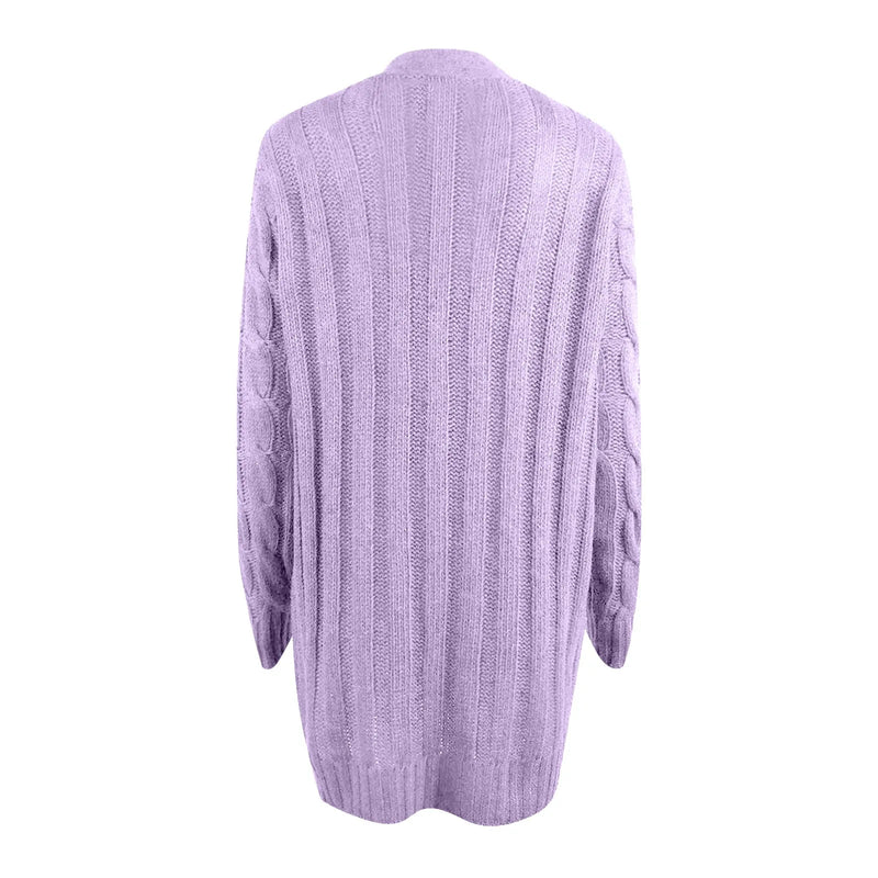 Élégant cardigan long pour femme - Parfait pour un look printanier élégant