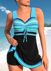 Ensemble Tankini de Contrôle Abdominaux - Maillot de Bain Élégant pour Femmes