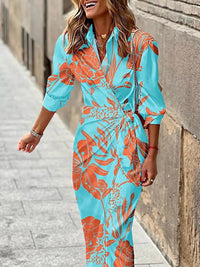 Robe enveloppante à imprimé chic | Velanora Tissu léger Parfait pour toutes les occasions