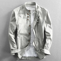 Camisole ajustée pour homme avec cuello alto et manga larga