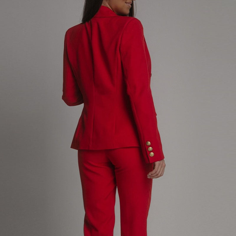 Naomi - Robe midi chic avec une élégante encolure en V pour un look élégant