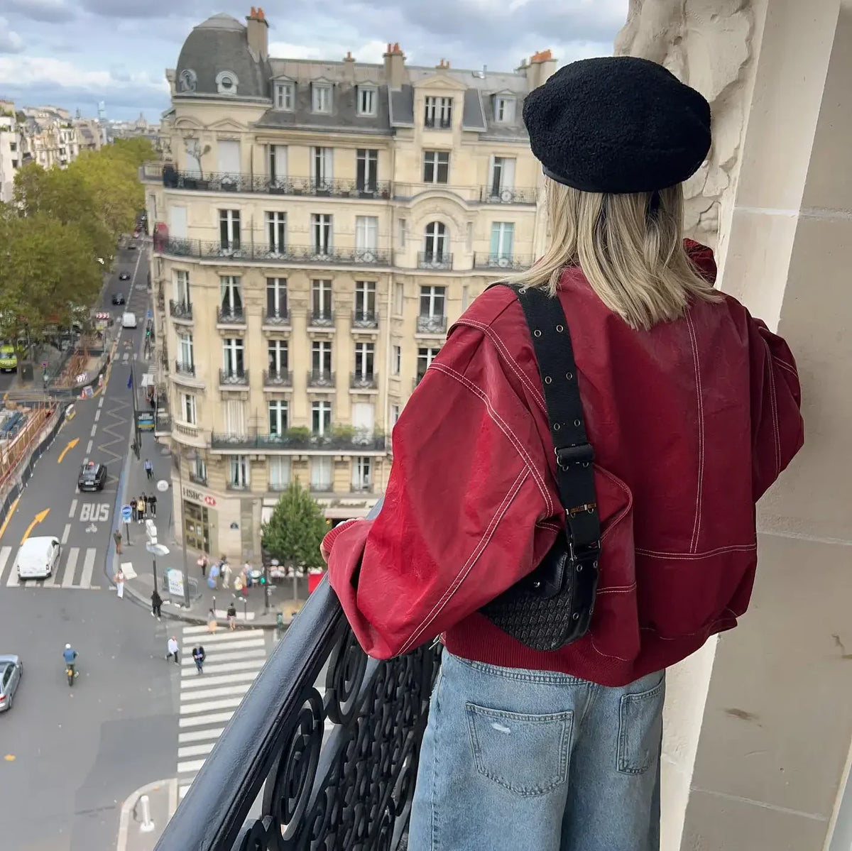 Flavie™ Veste en cuir
