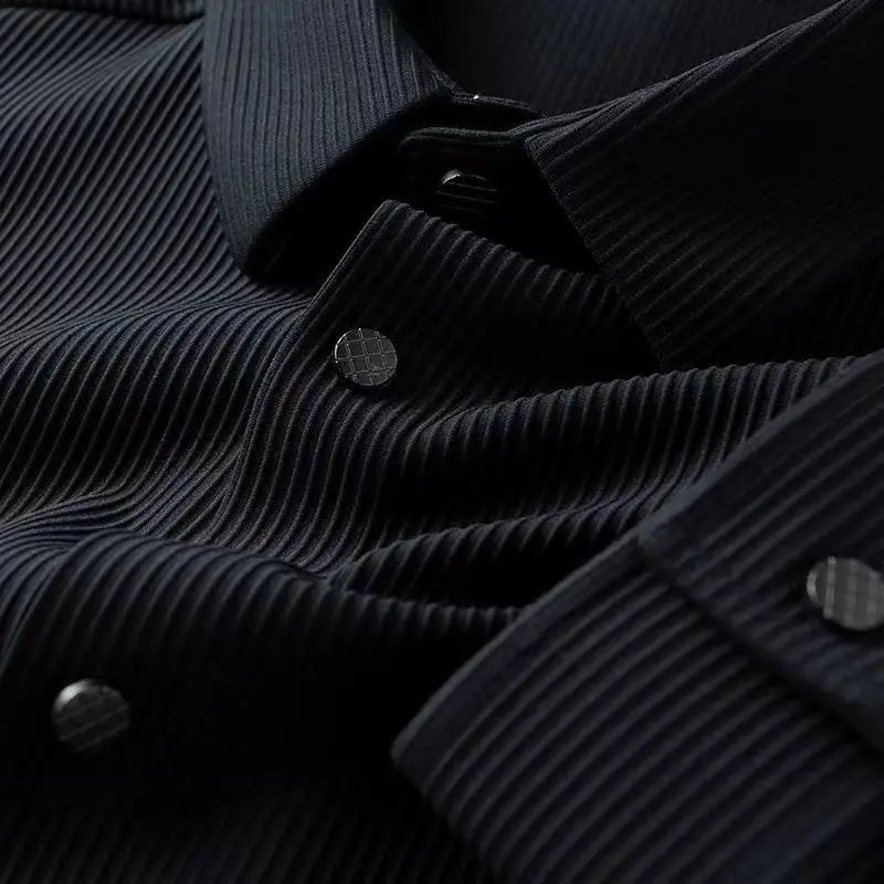 Camisole de négociation pour homme - Slim Fit - Mélange d'algues et d'élastane - Cuello Clásico - Ropa Formal