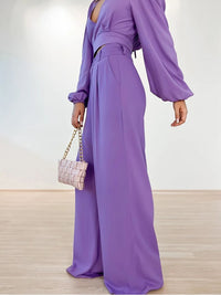 Esmée | Eleganter lilac Tweed-Set für stilvolle Auftritte