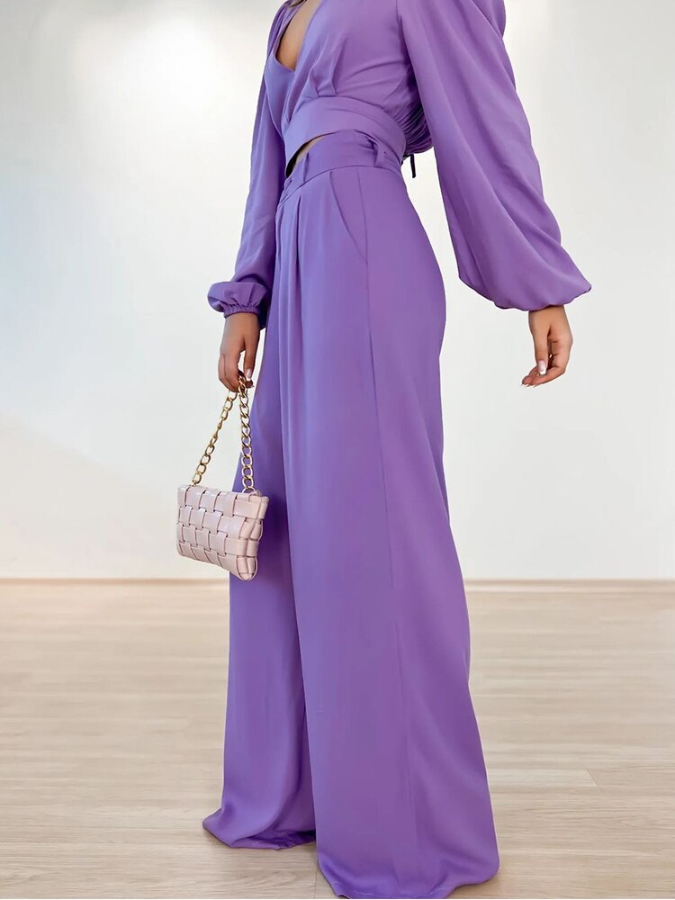 Esmée | Eleganter lilac Tweed-Set für stilvolle Auftritte