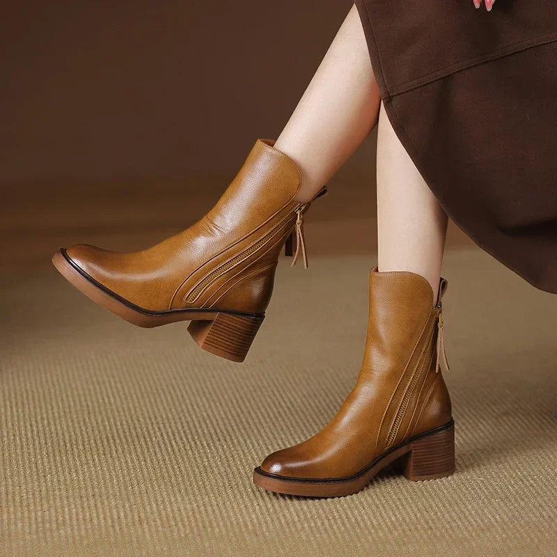 Estelle™  Bottes en cuir de luxe
