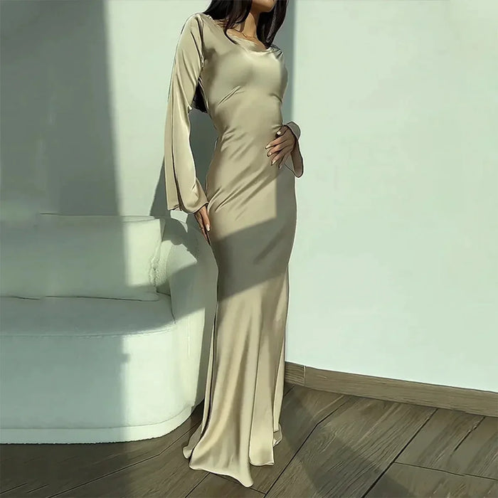 Robe élégante à manches longues - Agnes pour un look élégant
