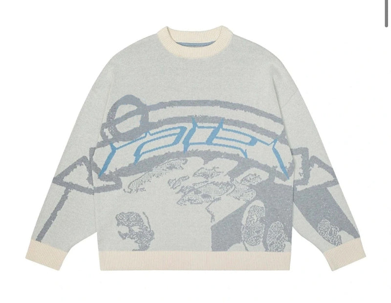 Pull surdimensionné style streetwear pour femmes - Salud