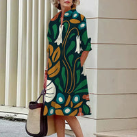 Robe Midi Longue à la Genou - Idéalement Ajustée, Respirante, Style Décontracté