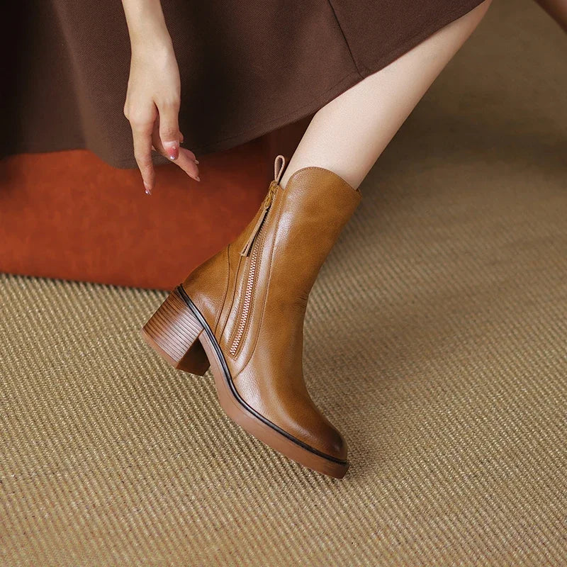 Estelle™  Bottes en cuir de luxe