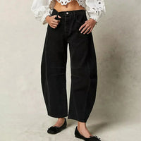 Pantalon large élégant et souple - Pantalon décontracté pour femmes à la pointe de la mode