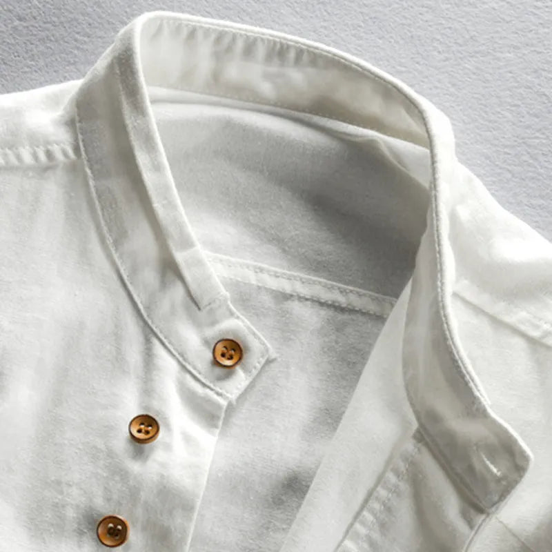 Camisole ajustée pour homme avec cuello alto et manga larga