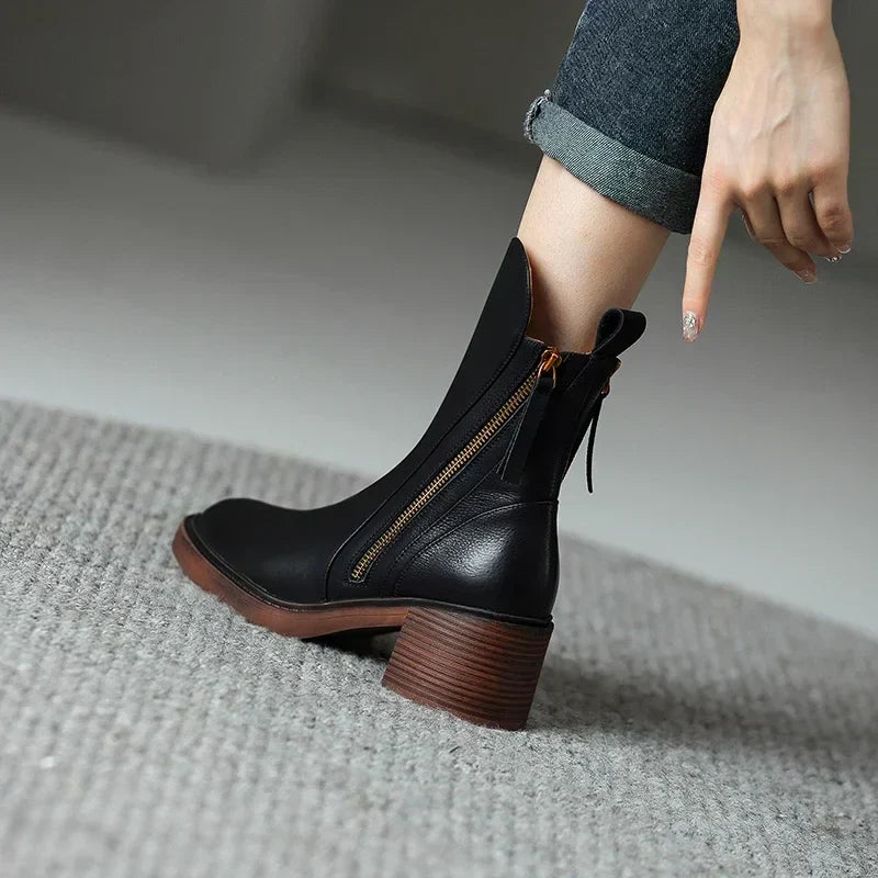 Estelle™  Bottes en cuir de luxe