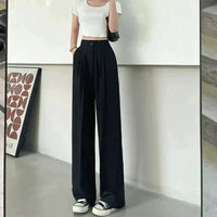 Pantalon souple à jambe large pour femmes, pour un confort quotidien - pantalon stylé et élégant pour les occasions décontractées et formelles