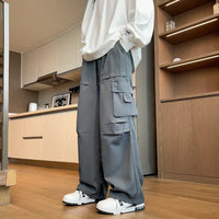 Pantalon cargo à jambe large pour femmes - idéal pour un confort décontracté et quotidien