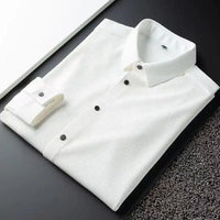 Camisole de négociation pour homme - Slim Fit - Mélange d'algues et d'élastane - Cuello Clásico - Ropa Formal