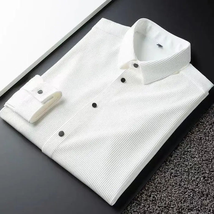 Camisole de négociation pour homme - Slim Fit - Mélange d'algues et d'élastane - Cuello Clásico - Ropa Formal