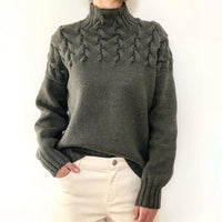 Elegant Sassa Women's Knitted Hooded Sweater for a Perfect Fit (Pull à capuche en tricot pour femmes pour un ajustement parfait)