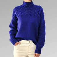 Elegant Sassa Women's Knitted Hooded Sweater for a Perfect Fit (Pull à capuche en tricot pour femmes pour un ajustement parfait)