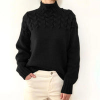 Elegant Sassa Women's Knitted Hooded Sweater for a Perfect Fit (Pull à capuche en tricot pour femmes pour un ajustement parfait)