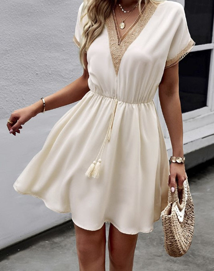 Robe Midi en coton respirant pour femmes