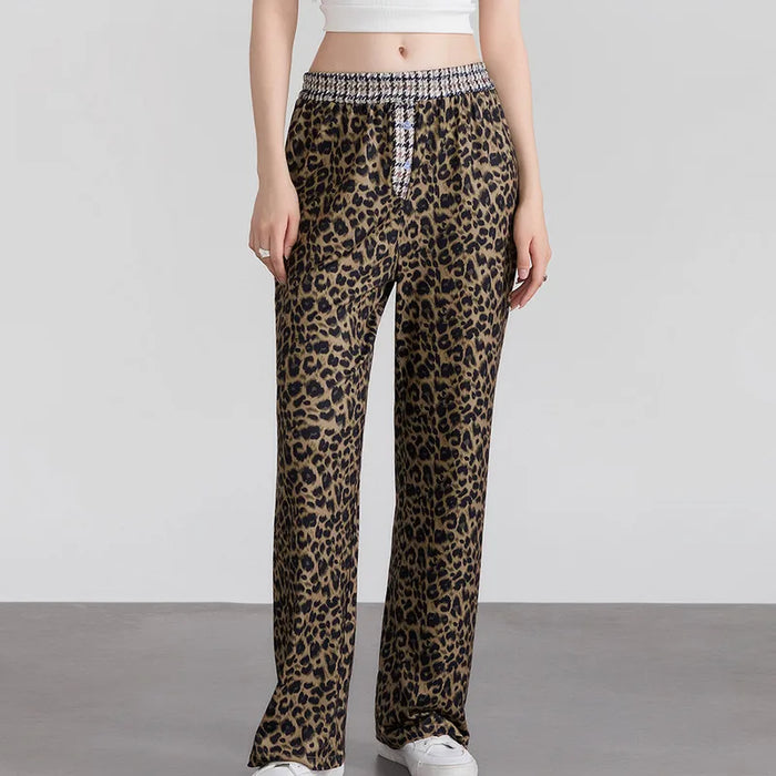 Pantalon de luxe à imprimé léopard pour un confort et un style ultimes