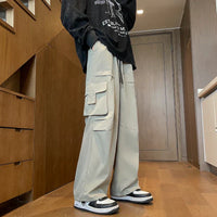 Pantalon cargo à jambe large pour femmes - idéal pour un confort décontracté et quotidien