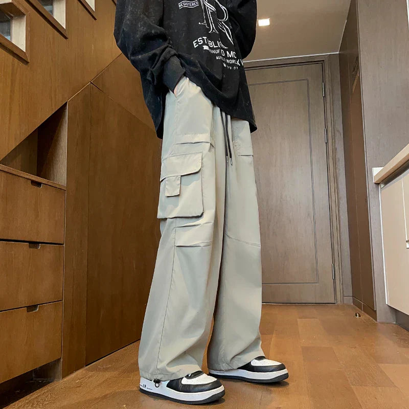 Pantalon cargo à jambe large pour femmes - idéal pour un confort décontracté et quotidien