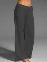 Pantalon décontracté pour femmes - Pantalon confortable et léger avec une coupe décontractée et des poches pratiques pour tous les jours