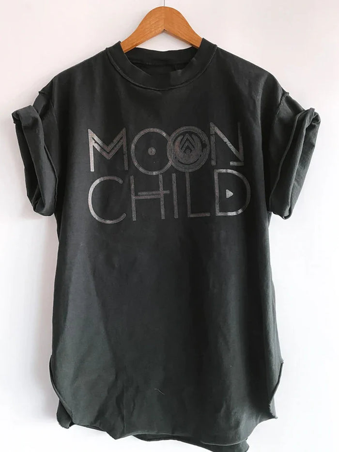 T-shirt oversize Moon Child - Style décontracté et tendance