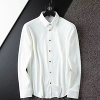 Camisole de négociation pour homme - Slim Fit - Mélange d'algues et d'élastane - Cuello Clásico - Ropa Formal