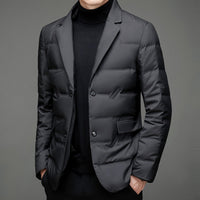 Christophe™ Blazer stylé avec garniture en duvet