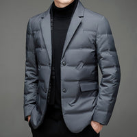 Christophe™ Blazer stylé avec garniture en duvet