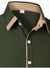 Chemise décontractée pour homme à manches longues et respirante