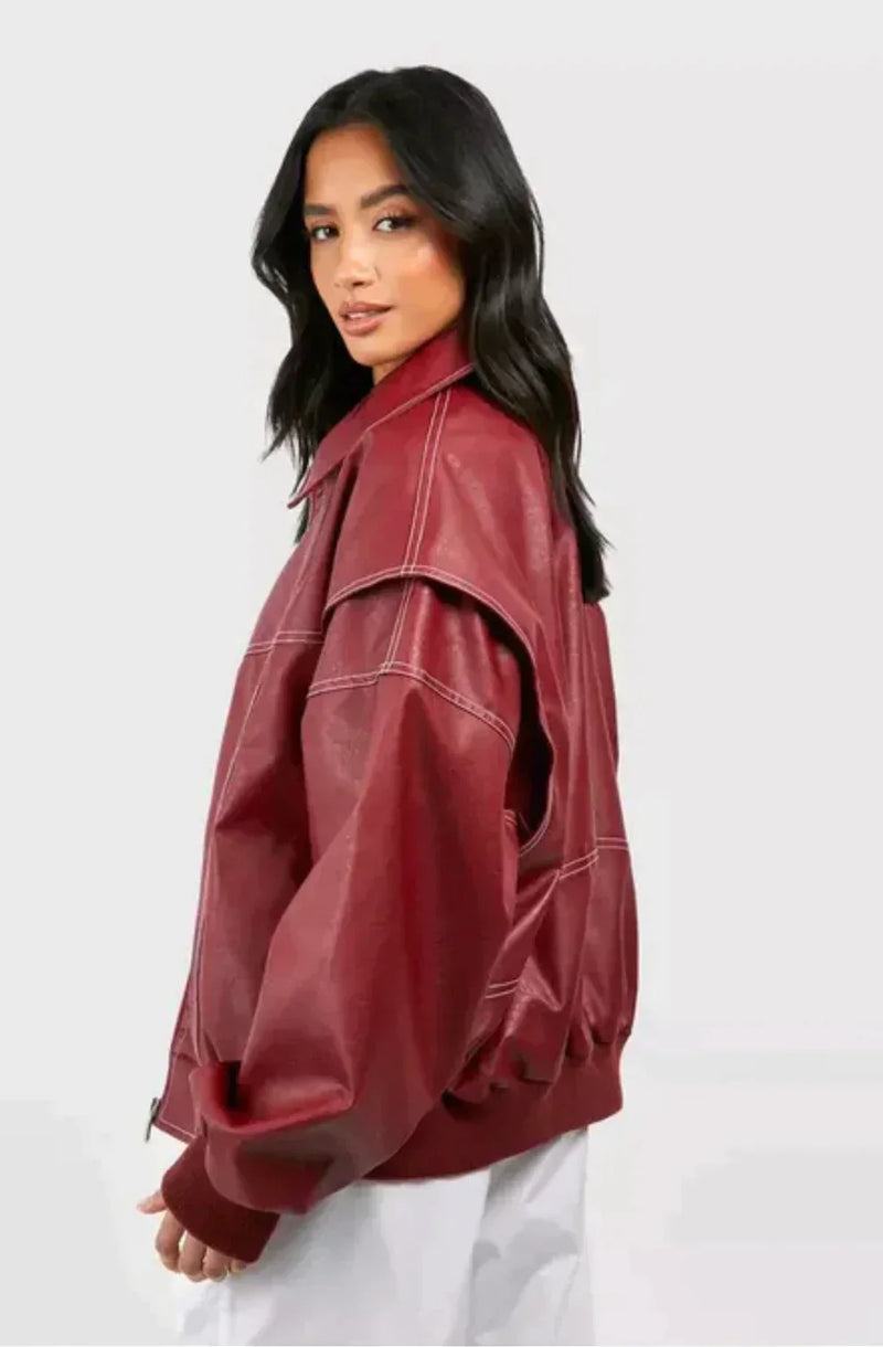 Flavie™ Veste en cuir