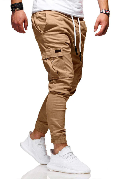 Pantalon cargo élégant pour homme avec taille élastiquée confortable - Hayes