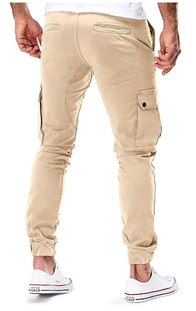 Pantalon cargo élégant pour homme avec taille élastiquée confortable - Hayes