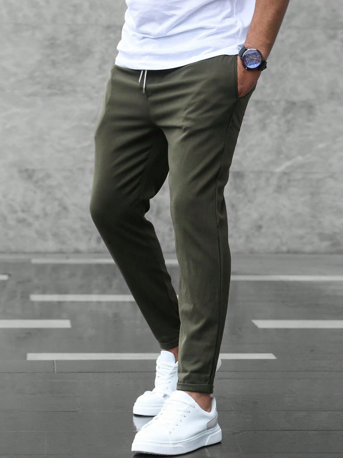 Pantalon stretch moderne pour homme, élégant et confortable
