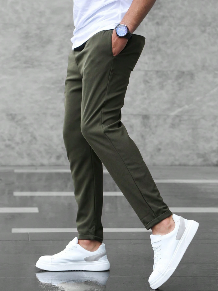 Pantalon stretch moderne pour homme, élégant et confortable