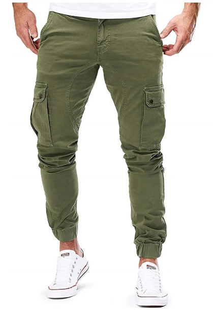 Pantalon cargo élégant pour homme avec taille élastiquée confortable - Hayes