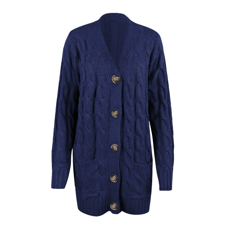 Élégant cardigan long pour femme - Parfait pour un look printanier élégant