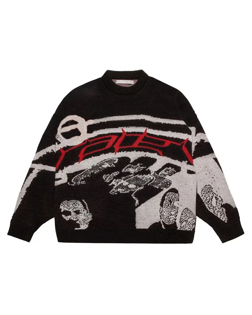 Pull surdimensionné style streetwear pour femmes - Salud