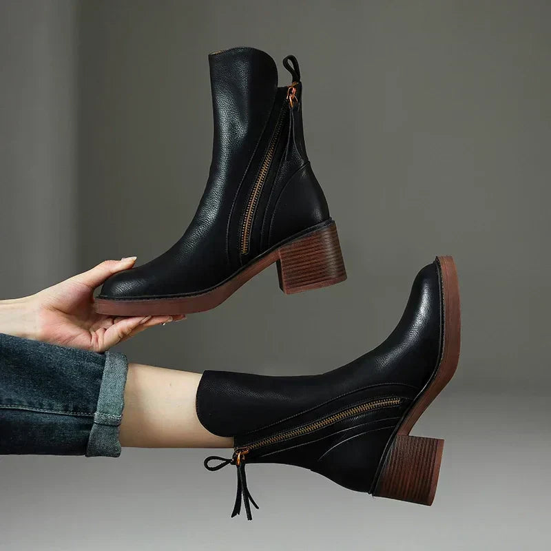Estelle™  Bottes en cuir de luxe