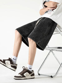 Pantalon de corps décontracté pour homme - Capacité d'allongement - Composition en coton et fibre noire - Élasticité - Longueur jusqu'à la cheville