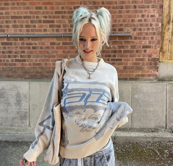 Pull surdimensionné style streetwear pour femmes - Salud
