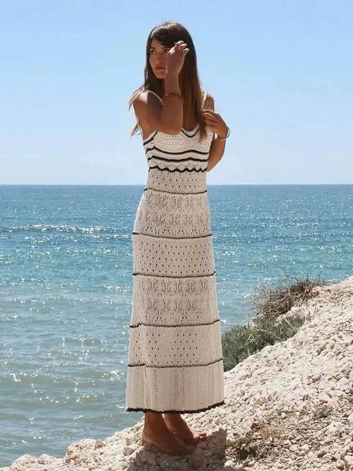 Robe élégante sans manches de Jeecey - Traf