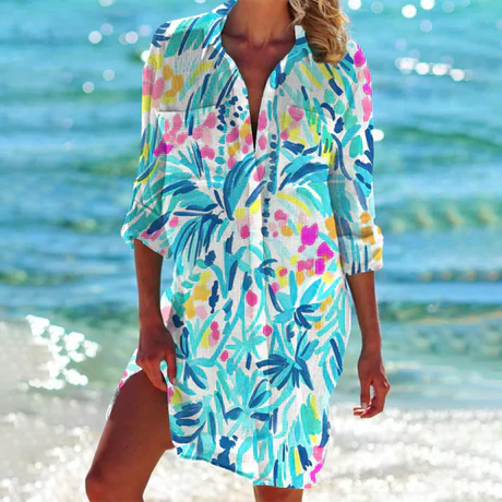 Robe d'été classique et élégante pour femmes - Parfaite pour les journées chaudes